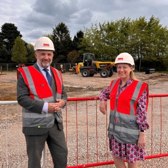 Construction work begins